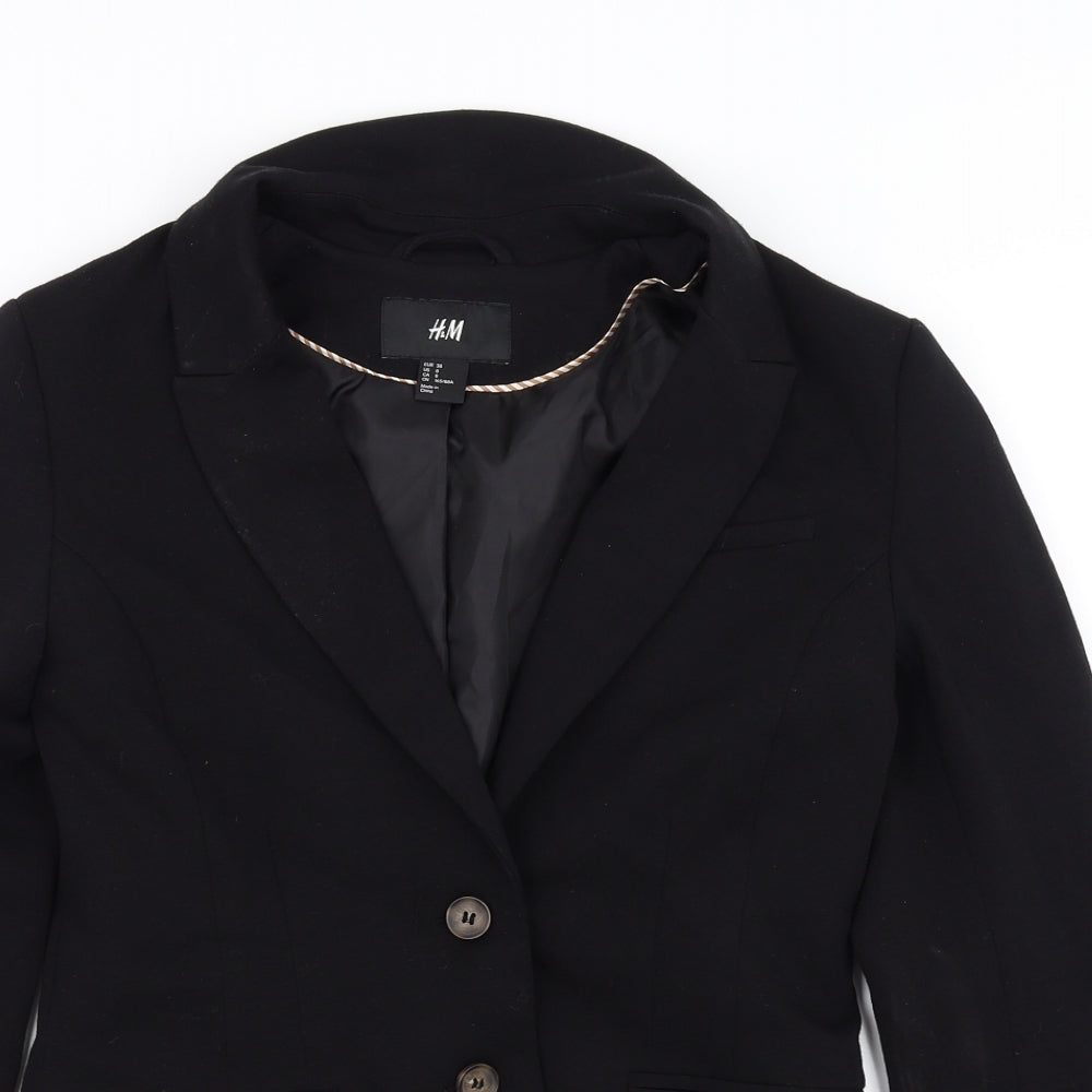 H&M Womens Black   Jacket Blazer Size 10
