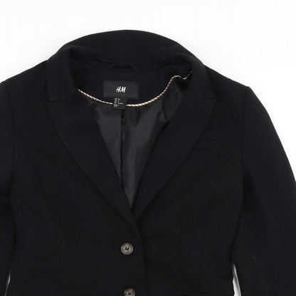 H&M Womens Black   Jacket Blazer Size 10