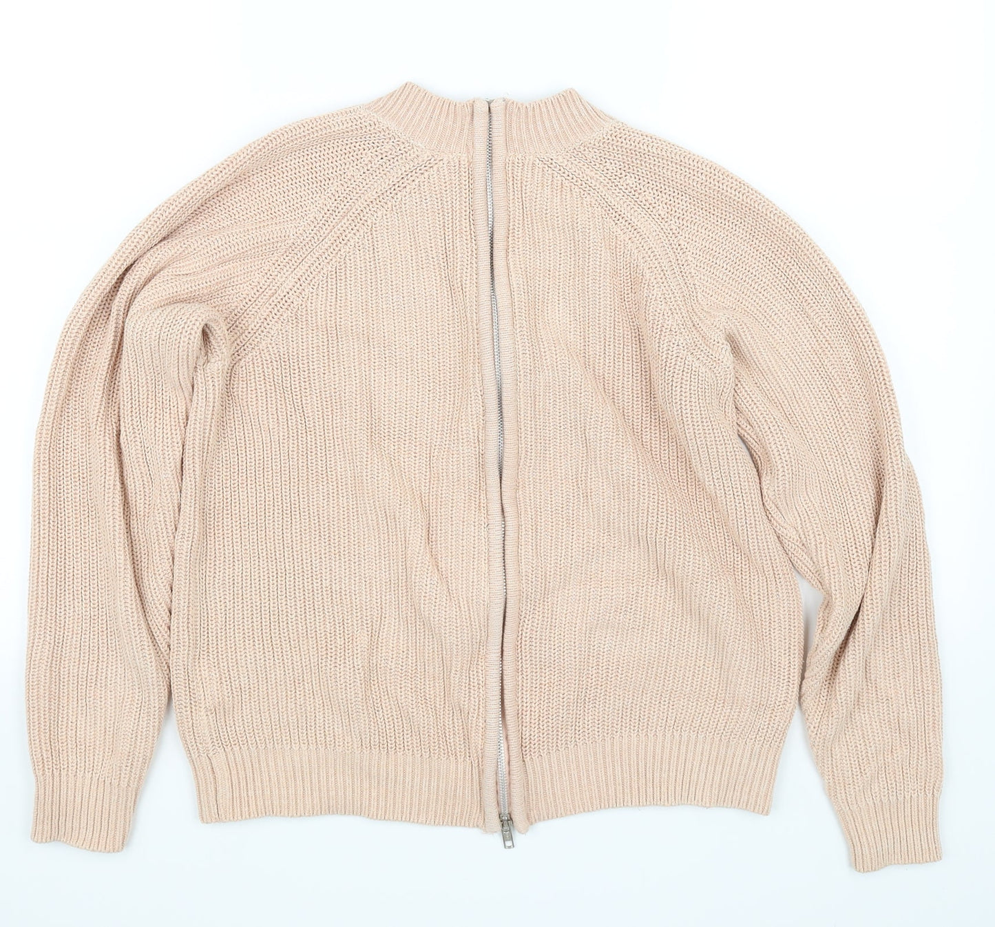 H&M Womens Pink   Full Zip Jumper Size 10