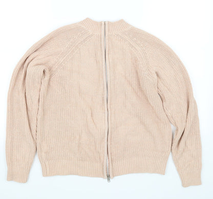 H&M Womens Pink   Full Zip Jumper Size 10