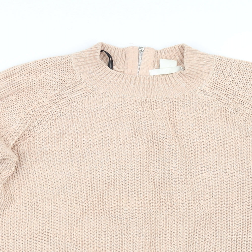 H&M Womens Pink   Full Zip Jumper Size 10