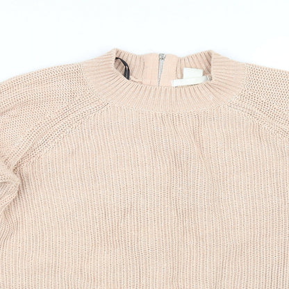 H&M Womens Pink   Full Zip Jumper Size 10