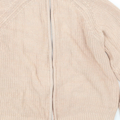 H&M Womens Pink   Full Zip Jumper Size 10