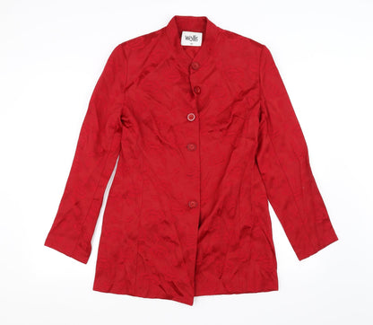 Womens UK Size 10 Wallis Red Jacket