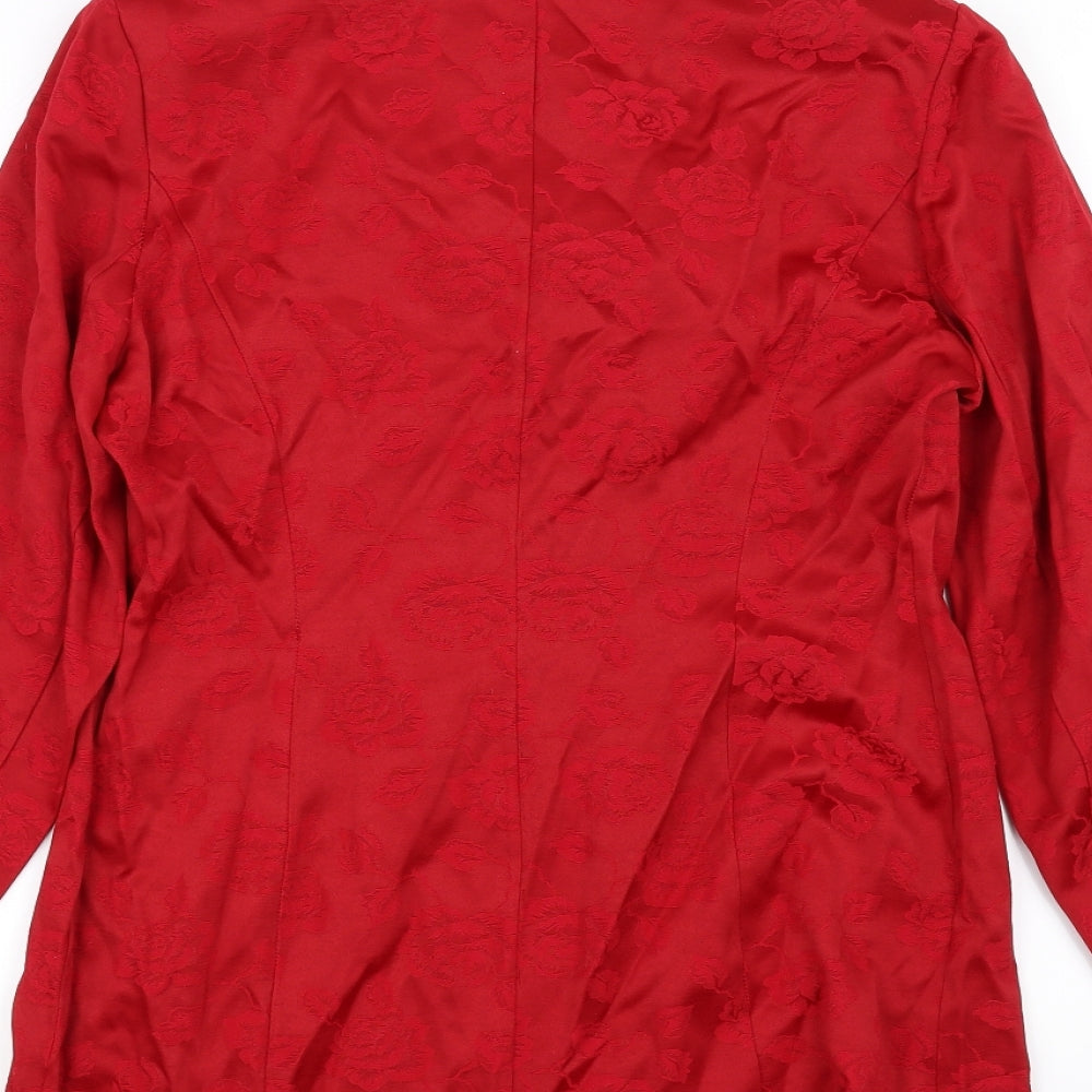 Womens UK Size 10 Wallis Red Jacket