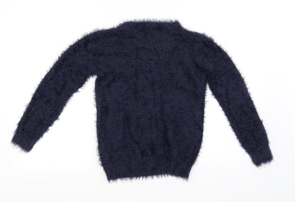 Tu Boys Black   Pullover Jumper Size 10 Years