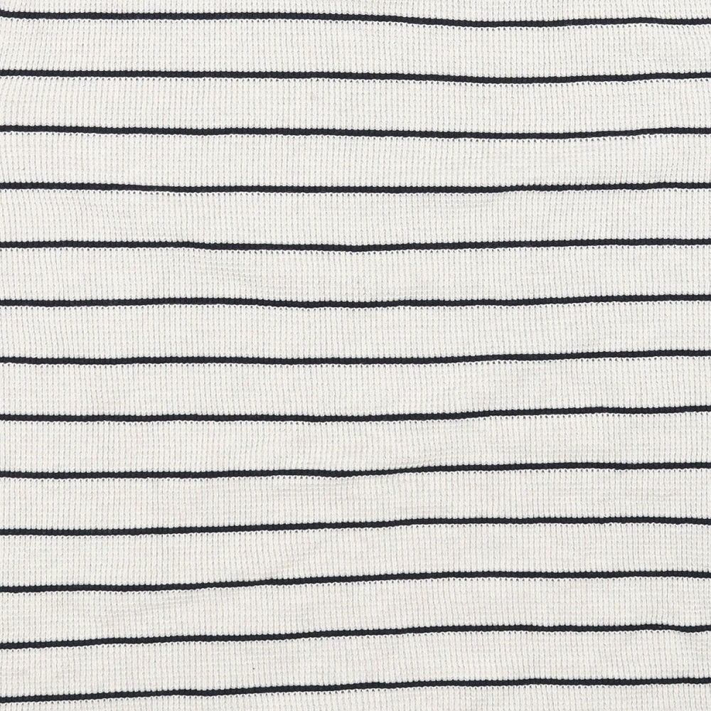 Hammond & CO Mens Beige Striped  Pullover Jumper Size L