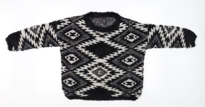 Preworn Womens Black   Pullover Jumper Size 12