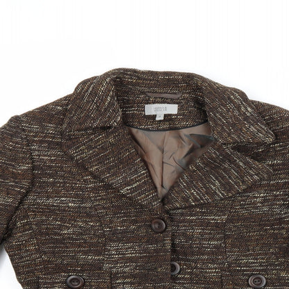 Womens UK Size 12 Marks and Spencer Brown Jacket