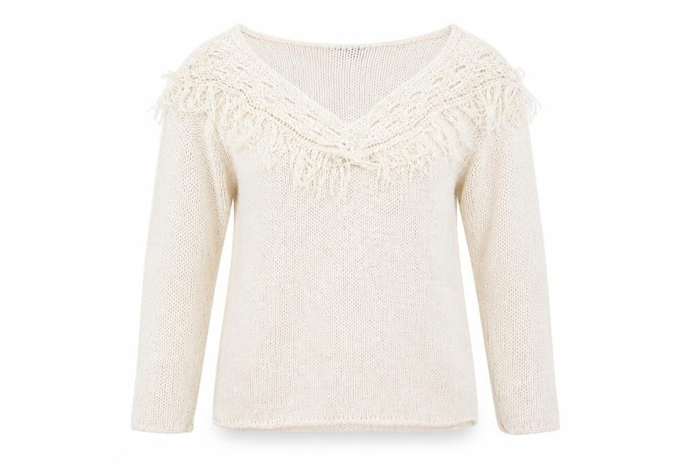 Atmosphere Womens Beige   Pullover Jumper Size L
