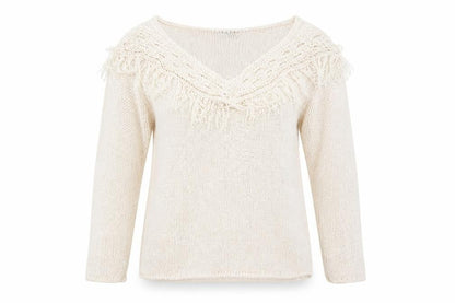 Atmosphere Womens Beige   Pullover Jumper Size L
