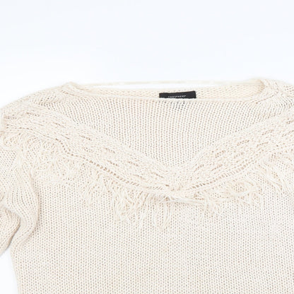 Atmosphere Womens Beige   Pullover Jumper Size L