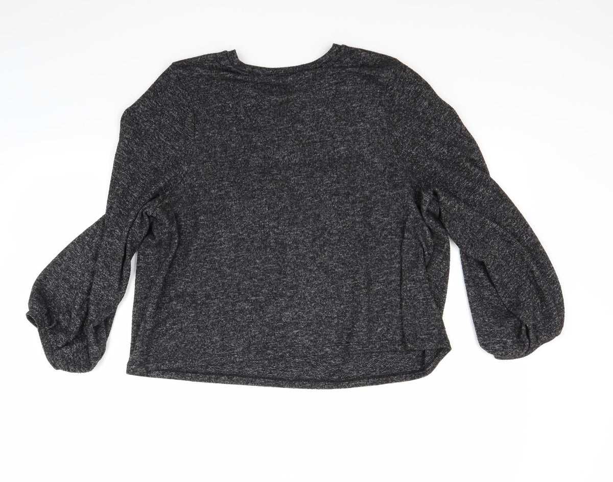 Zara Womens Grey   Pullover Jumper Size S