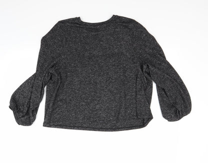 Zara Womens Grey   Pullover Jumper Size S