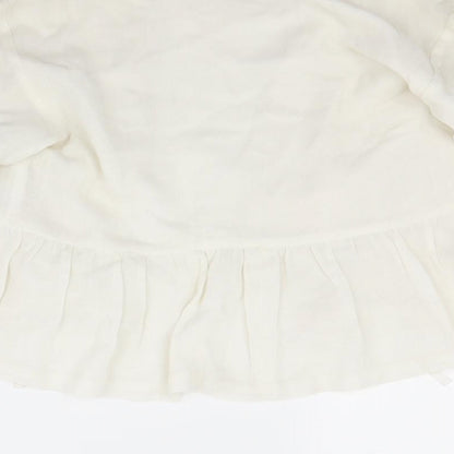 Womens UK Size 10 Preworn White Jacket