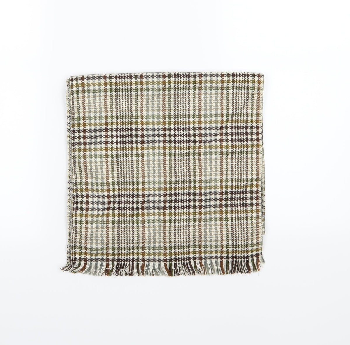 Preworn Womens Brown Striped   Scarf