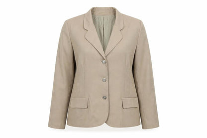 Rebecca Sheldon Womens Beige   Jacket Suit Jacket Size 16
