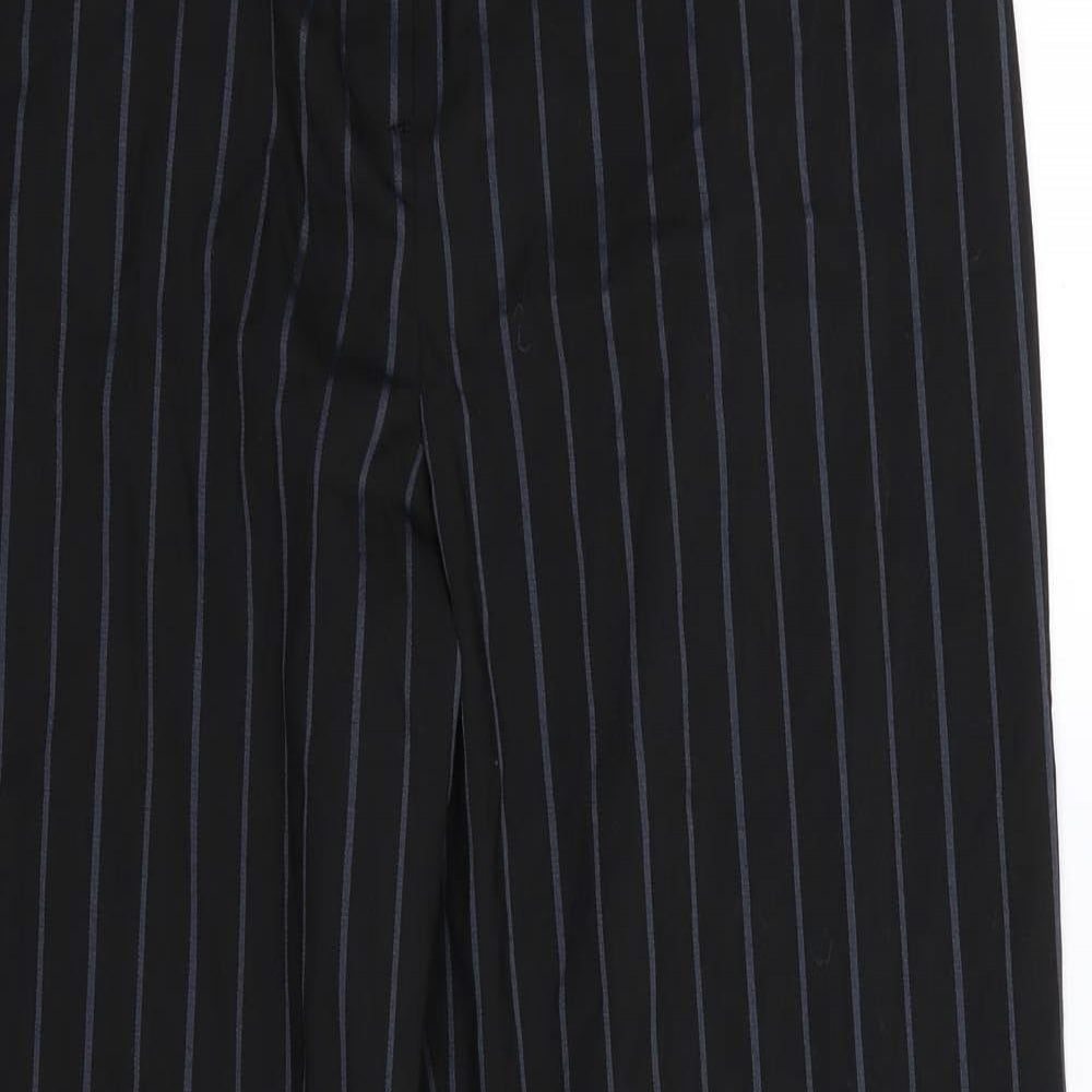 Womens UK Size 14 Agenda Regular Fit  Black Trousers
