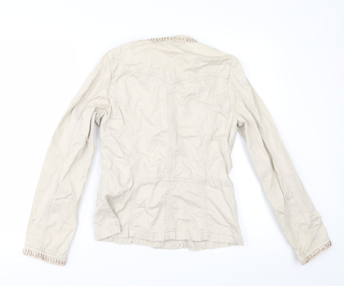 Womens UK Size 14 Papaya Beige Jacket