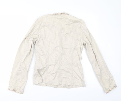 Womens UK Size 14 Papaya Beige Jacket