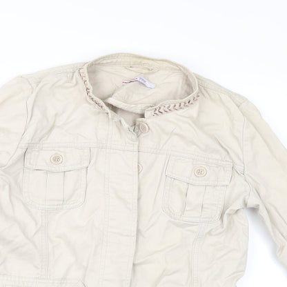 Womens UK Size 14 Papaya Beige Jacket