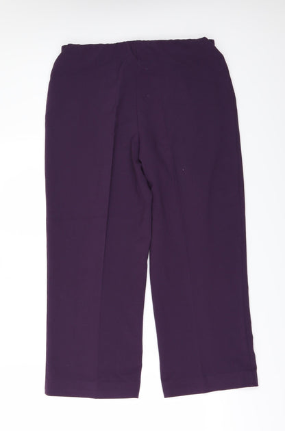 Autonomy Womens Purple   Trousers  Size 12 L24 in