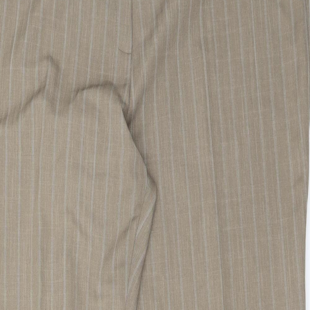 Womens UK Size 20 Marks and Spencer Regular Fit  Beige Trousers