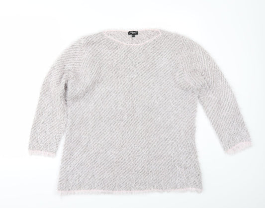 Emreco Womens Pink   Pullover Jumper Size 16