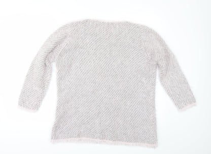 Emreco Womens Pink   Pullover Jumper Size 16