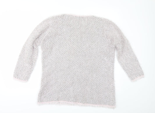 Emreco Womens Pink   Pullover Jumper Size 16