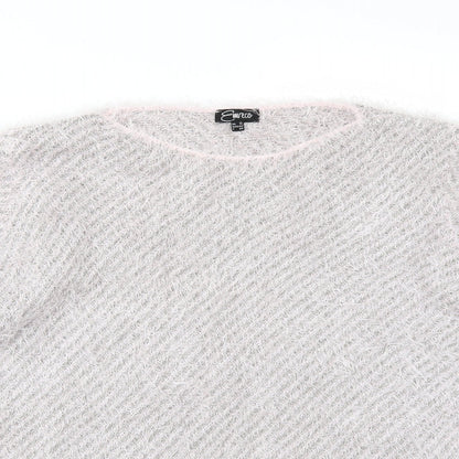 Emreco Womens Pink   Pullover Jumper Size 16