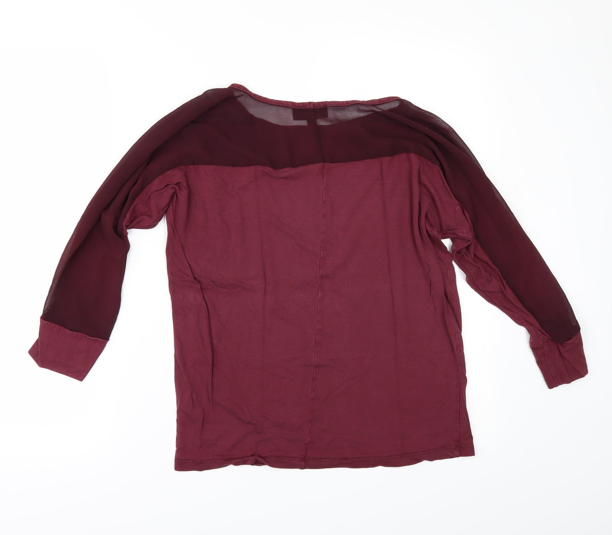 Womens UK Size 12 Warehouse Red Basic Polo