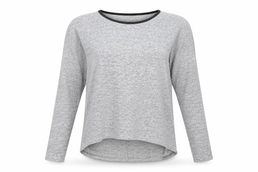 Womens UK Size 10 Miss Selfridge Grey Basic Polo
