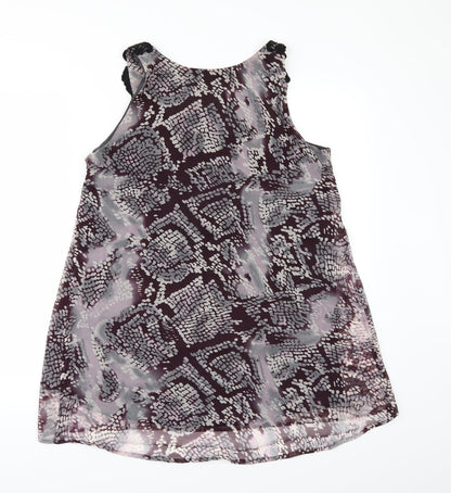 NEXT Womens Purple Geometric  Camisole Blouse Size 12