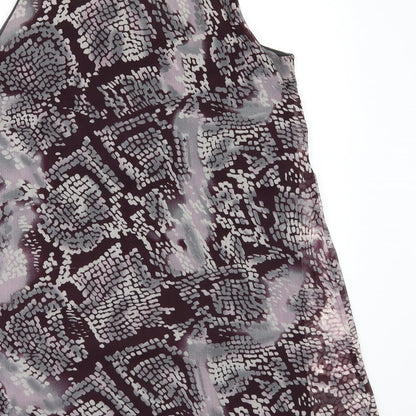 NEXT Womens Purple Geometric  Camisole Blouse Size 12