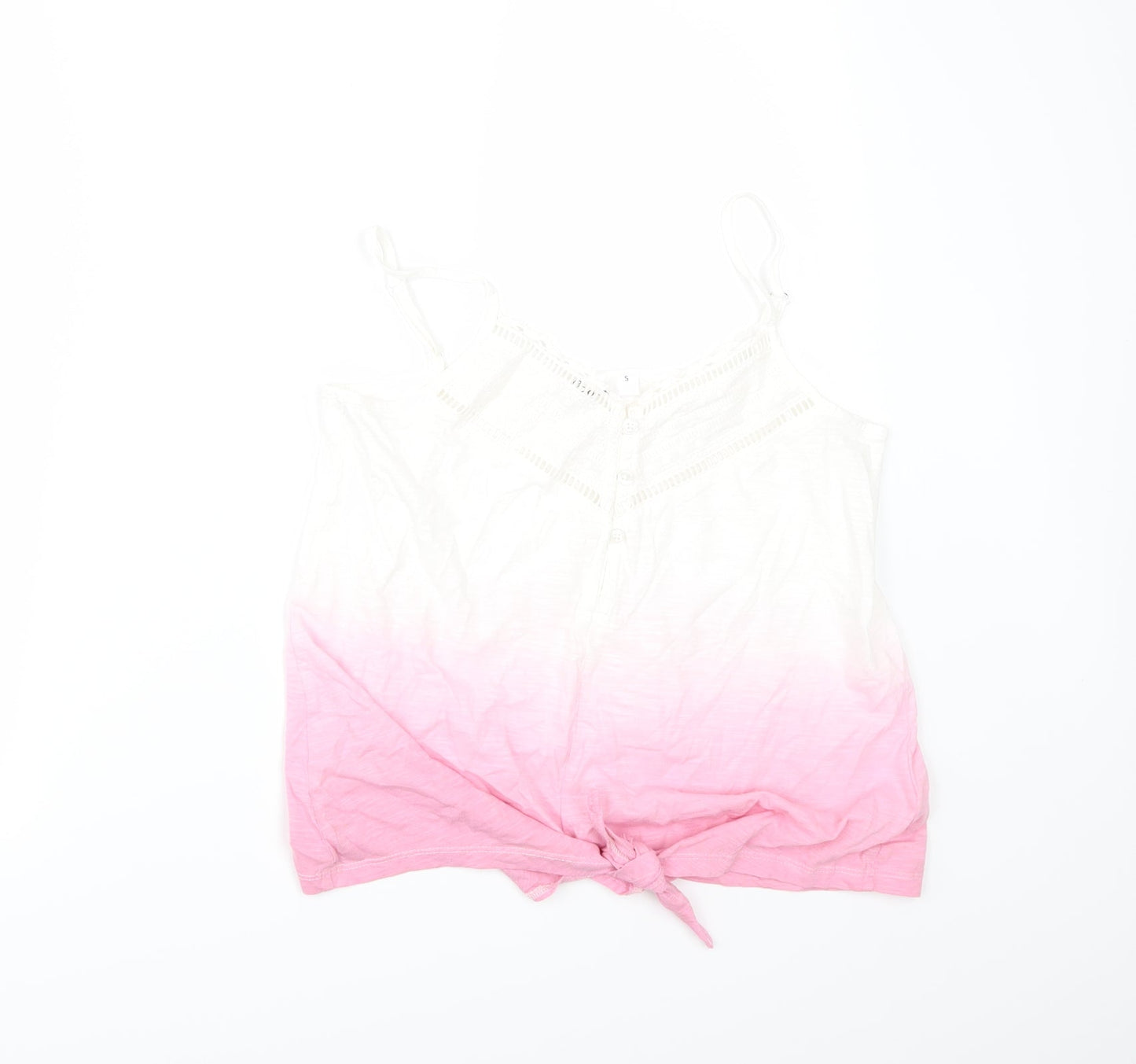 Womens UK Size S Loststock Pink Camisole T-Shirt