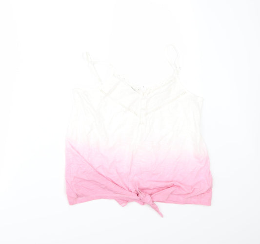 Womens UK Size S Loststock Pink Camisole T-Shirt