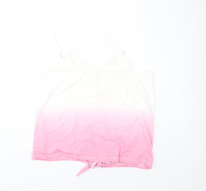 Womens UK Size S Loststock Pink Camisole T-Shirt