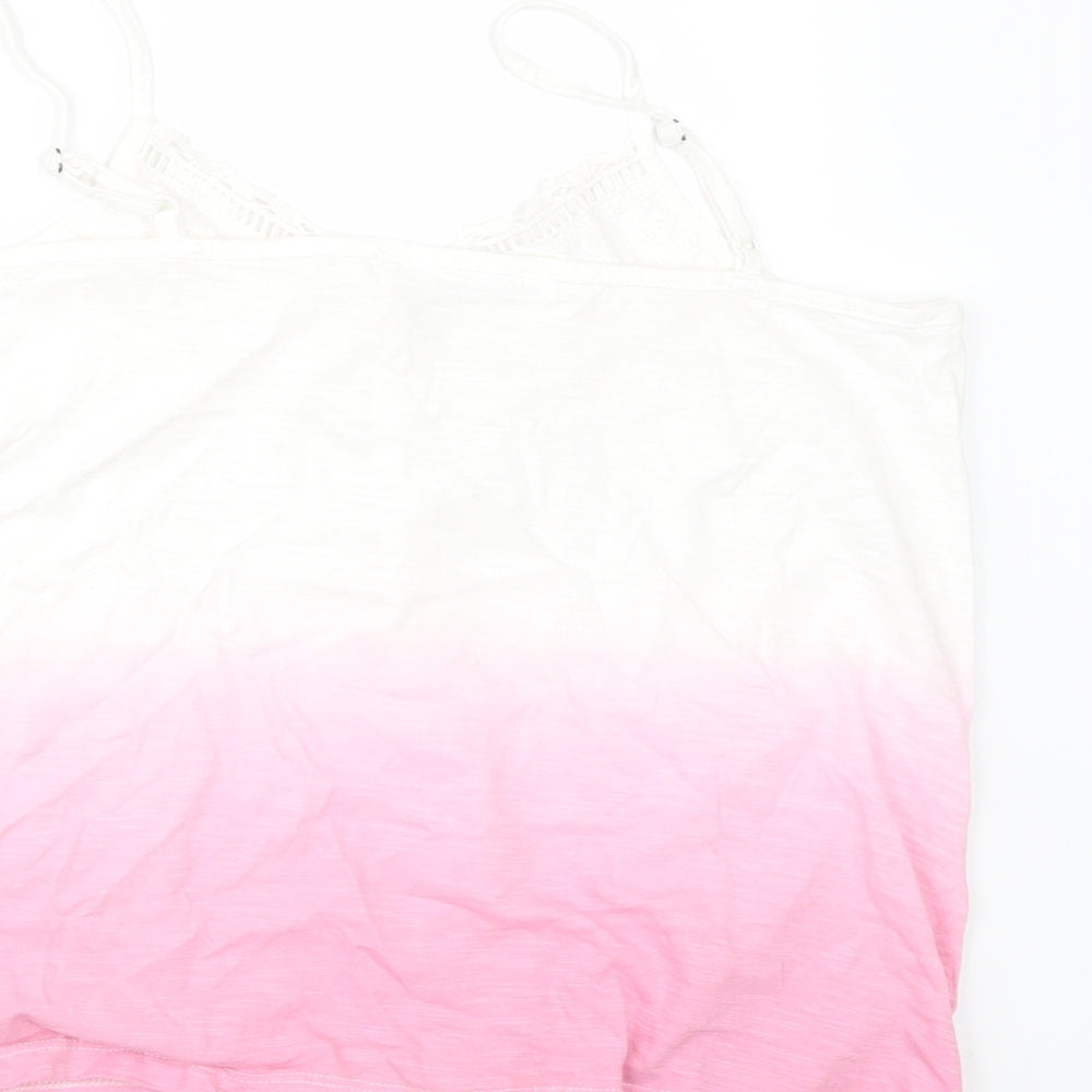 Womens UK Size S Loststock Pink Camisole T-Shirt