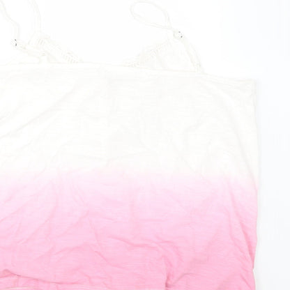 Womens UK Size S Loststock Pink Camisole T-Shirt
