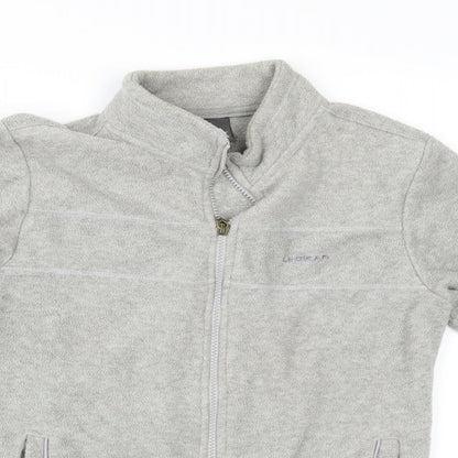 LA Gear Womens Grey  Fleece Jacket  Size 8
