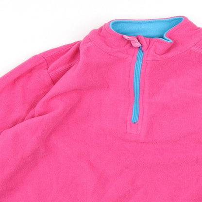 Crane Girls Pink   Henley Sweatshirt Size 11-12 Years