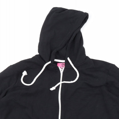 Adore Womens Black   Full Zip Hoodie Size S