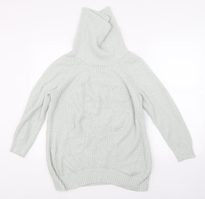 Wallis Womens Grey  Knit Pullover Jumper Size S