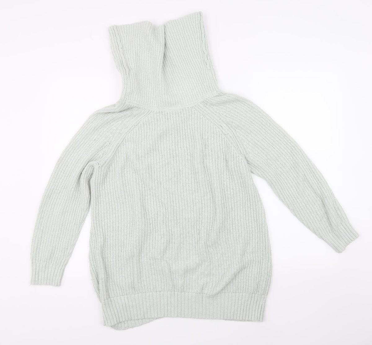Wallis Womens Grey  Knit Pullover Jumper Size S