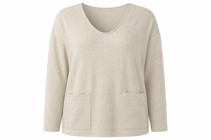 Next Womens Beige  Knit Pullover Jumper Size 18