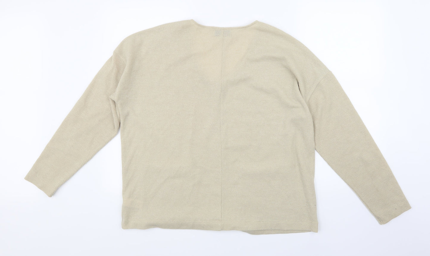 NEXT Womens Beige  Knit Pullover Jumper Size 18