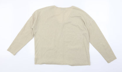 NEXT Womens Beige  Knit Pullover Jumper Size 18