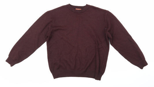 Marks and Spencer Mens Purple  Knit Pullover Jumper Size M