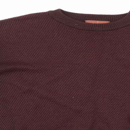 Marks and Spencer Mens Purple  Knit Pullover Jumper Size M